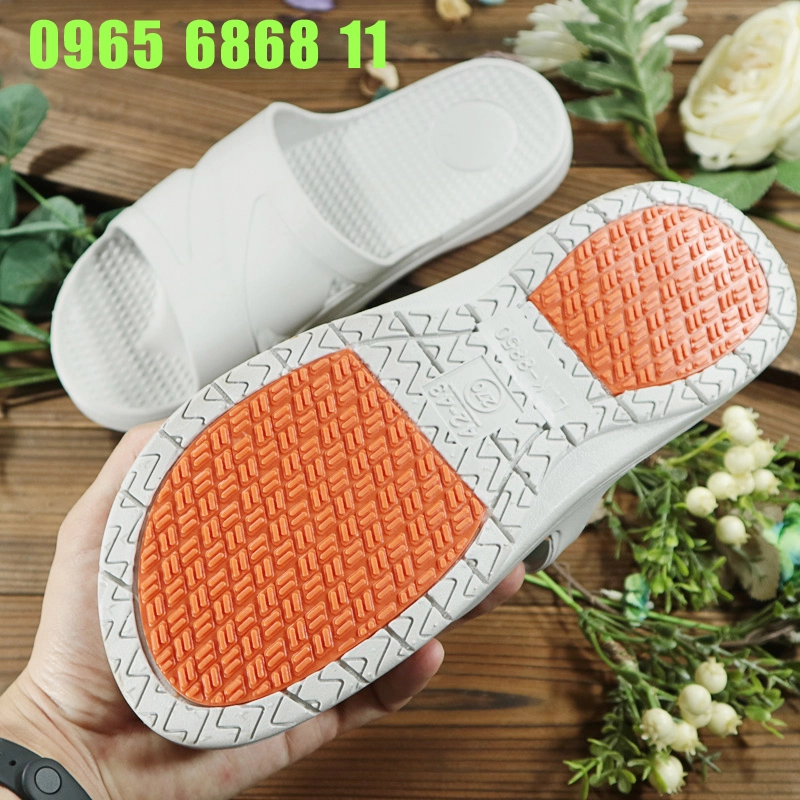 Dép chống trơn trượt cho bà bầu và người già nhập khẩu chất liệu cao su thiên nhiên dép lê phòng tắm khử mùi chân