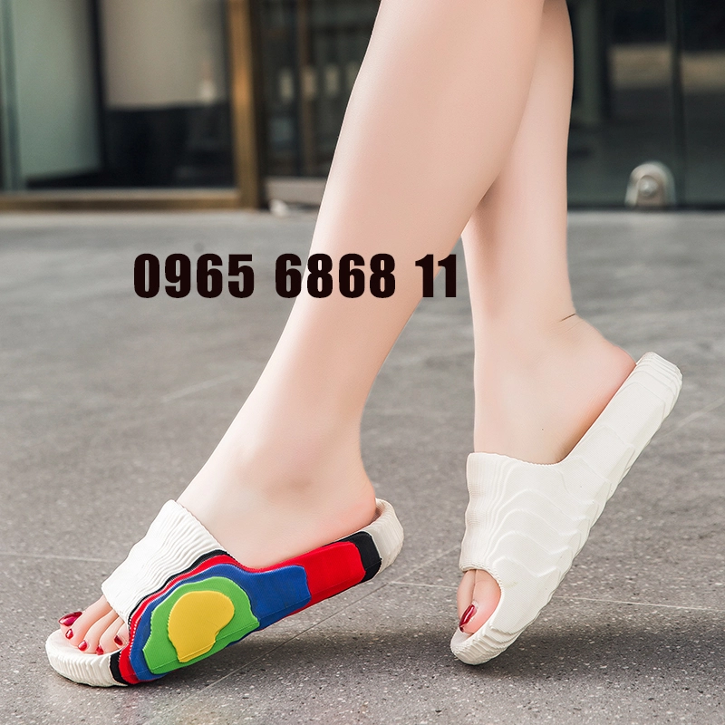 Dép bánh mỳ đi trong nhà họa tiết cồng vồng độc đáo dép chống trơn trượt đi mùa hè