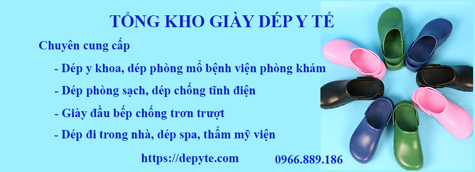 Giày dép phòng mổ, phẫu thuật, dép phòng thí nghiệm chất lượng cao chống trơn trượt hiệu quả