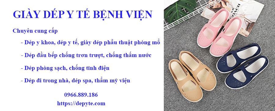 Dép cao su,dép sục y tế chuyên dụng trong bệnh viện, spa, thẩm mỹ viện