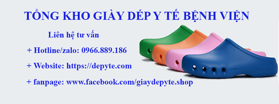 Dép phòng thí nghiêm, dép sục y tế, dép lỗ không thấm nước chất lượng cao đi trong ngành y