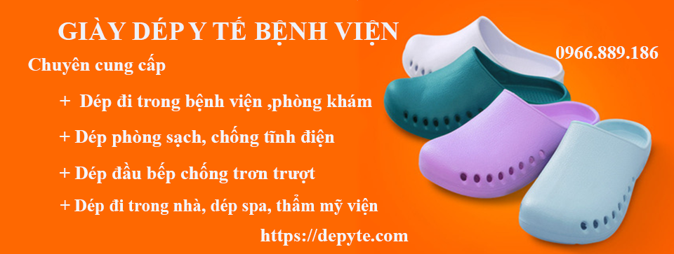 Giày dép phòng mổ, giày phẫu thuật thiết kế chống trượt, chống nhỏ giọt cao cấp