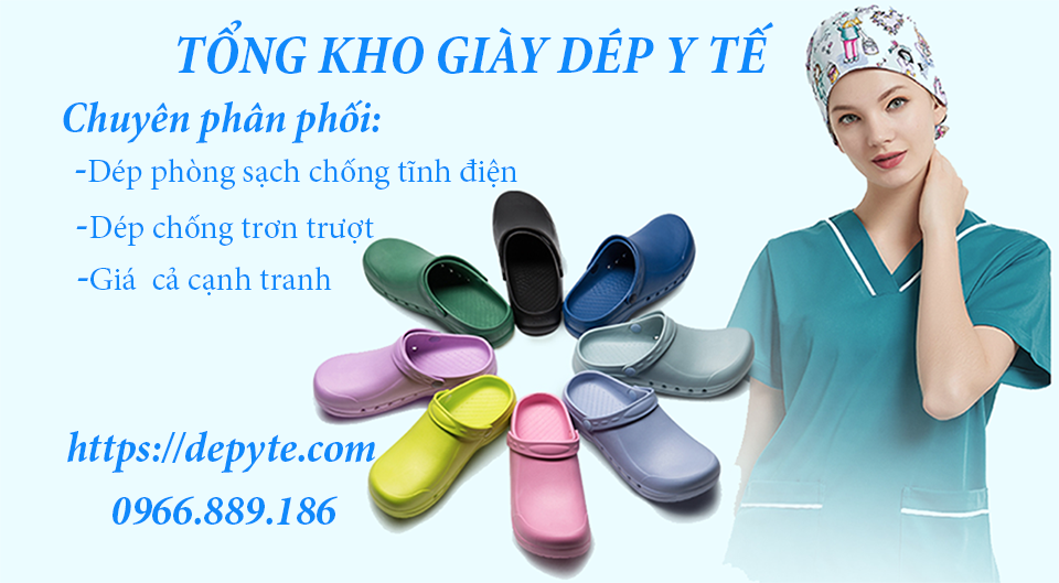 Những hiểu biết về giày dép y tế, giày dép bệnh viện, phòng khám siêu chống trơn trượt