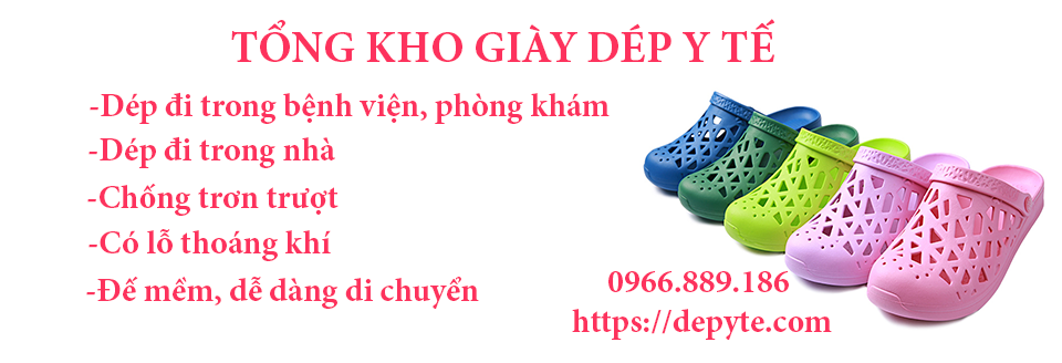 Tìm hiểu về mẫu giày dép y tế lỗ thoáng khí chuyên dụng trong bệnh viện