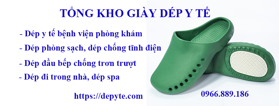 Review dép y khoa có lỗ đi trong bệnh viện phòng khám chống trơn trượt
