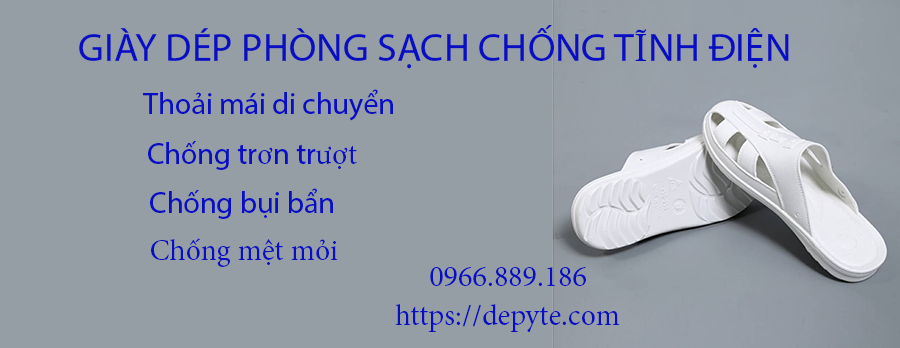 Giày  dép chống tĩnh điện, dép phòng sạch chất lượng cao