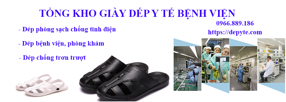 Dép phòng sạch ESD dép chống tĩnh điện đi trong nhà máy, phòng sạch sản xuất linh kiện điện tử